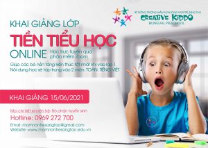 KHAI GIẢNG LỚP TIỀN TIỂU HỌC ONLINE 19