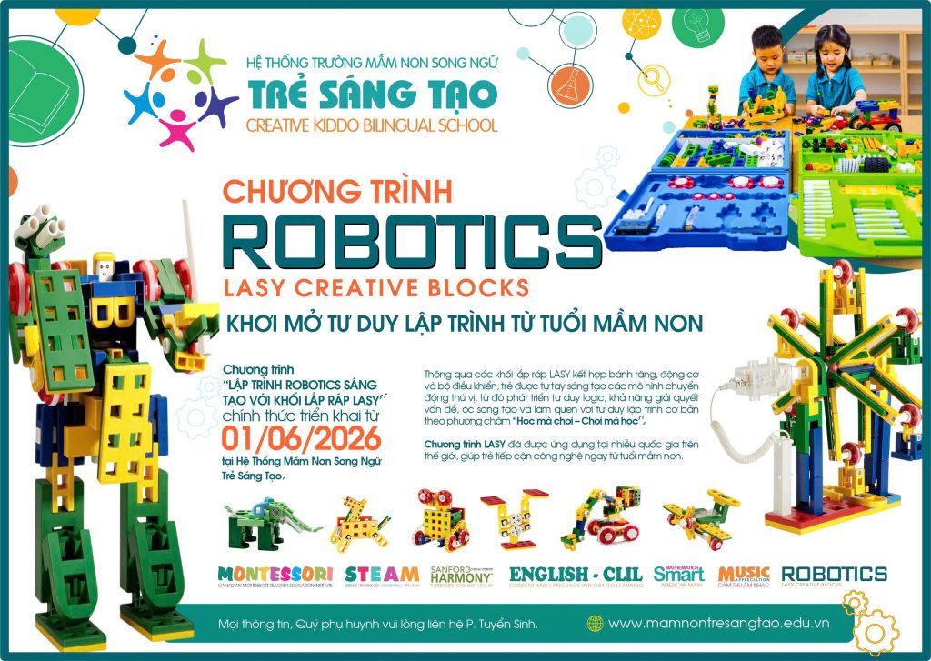 LẬP TRÌNH ROBOTICS -  SÁNG TẠO CÙNG KHỐI LẮP RÁP LASY 1