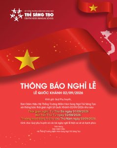 THÔNG BÁO NGHỈ LỄ QUỐC KHÁNH 02/09/2026 1